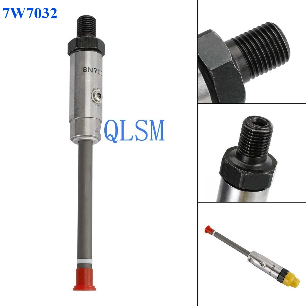 1Pc 7W7032 7W-7032 Diesel Fuel Injector Pencil Nozzle For Caterpillar CAT 3406 3406B 3406C 3412 Engine D8N Tractor 0R1747 Nozzle