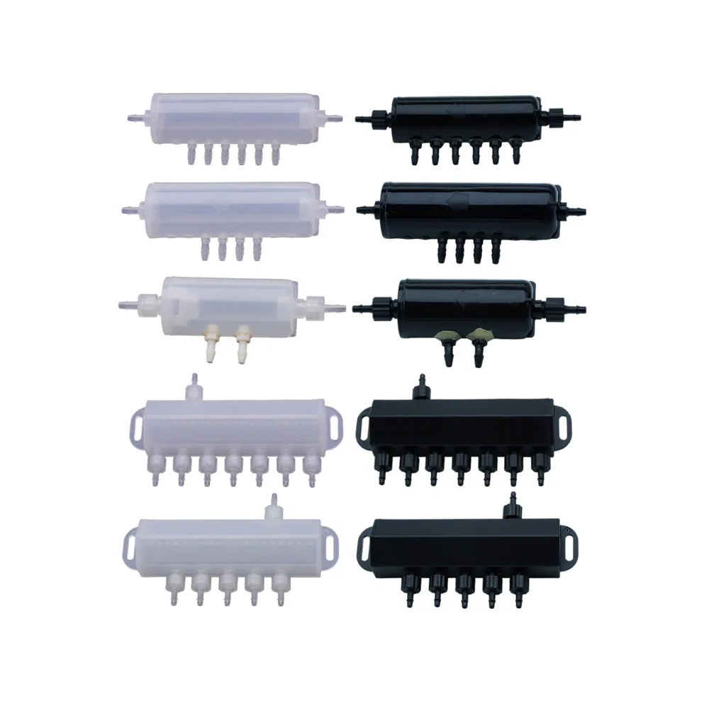 XP600 4720 I3200 Printhead DTF DTG L1800 White Shunt Printer Ink Circulation Splitter Filter Buffer Bottle