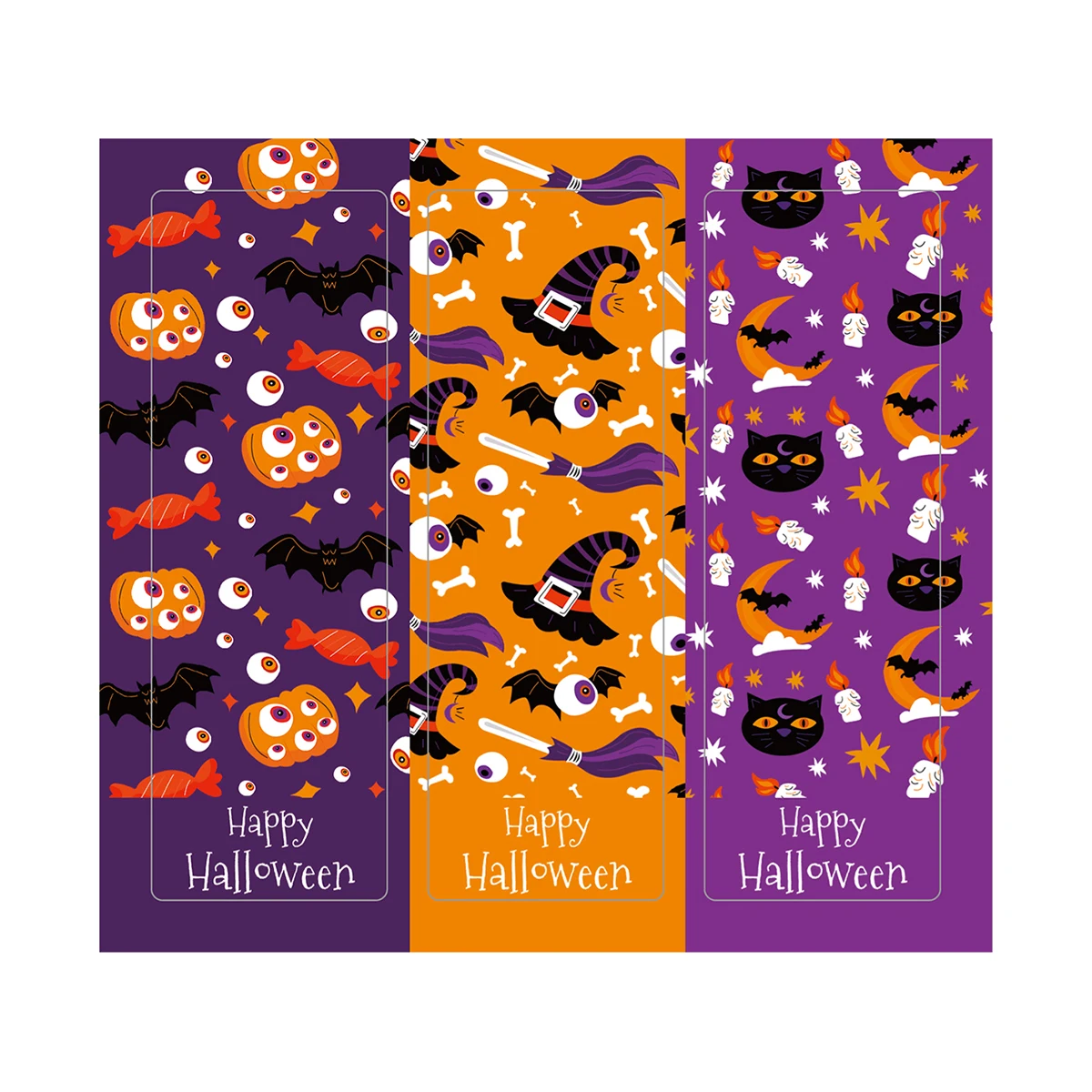 90 stücke Halloween Geschenk verpackung Versiegelung Aufkleber, Kürbis Geist Design Geschenk box Versiegelung Etiketten Aufkleber Halloween Süßigkeiten Party liefert – Detail 3