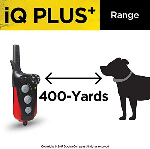 Dog Remote Training Collar - 400 Yard Range, Waterproof, Rechargeable, Static, Vibration