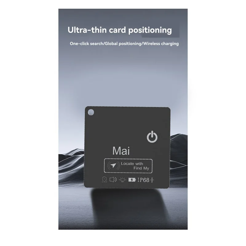 -A95Z Mini portefeuille Tracker carte sans fil charge suivi localisation Gps localisateur étiquette intelligente fonctionne avec trouver mon