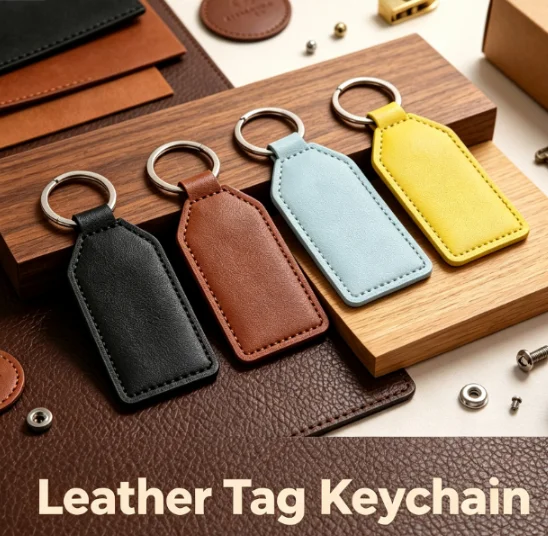 Laser Custom Name Number PU Leather Hexagon Keychain Personalize LOGO Car Bag Rectangle Keyring Pendant Key Chain