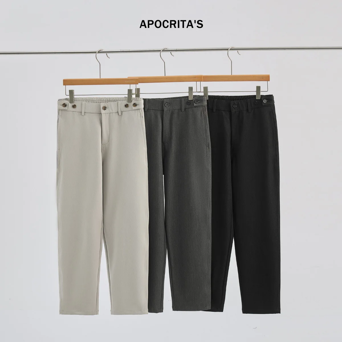 

Мужские повседневные брюки: осенние, легкие, класса люкс, с эффектом драпировки, немнущиеся, свободные, зауженные, длинные, прямые, со средней посадкой