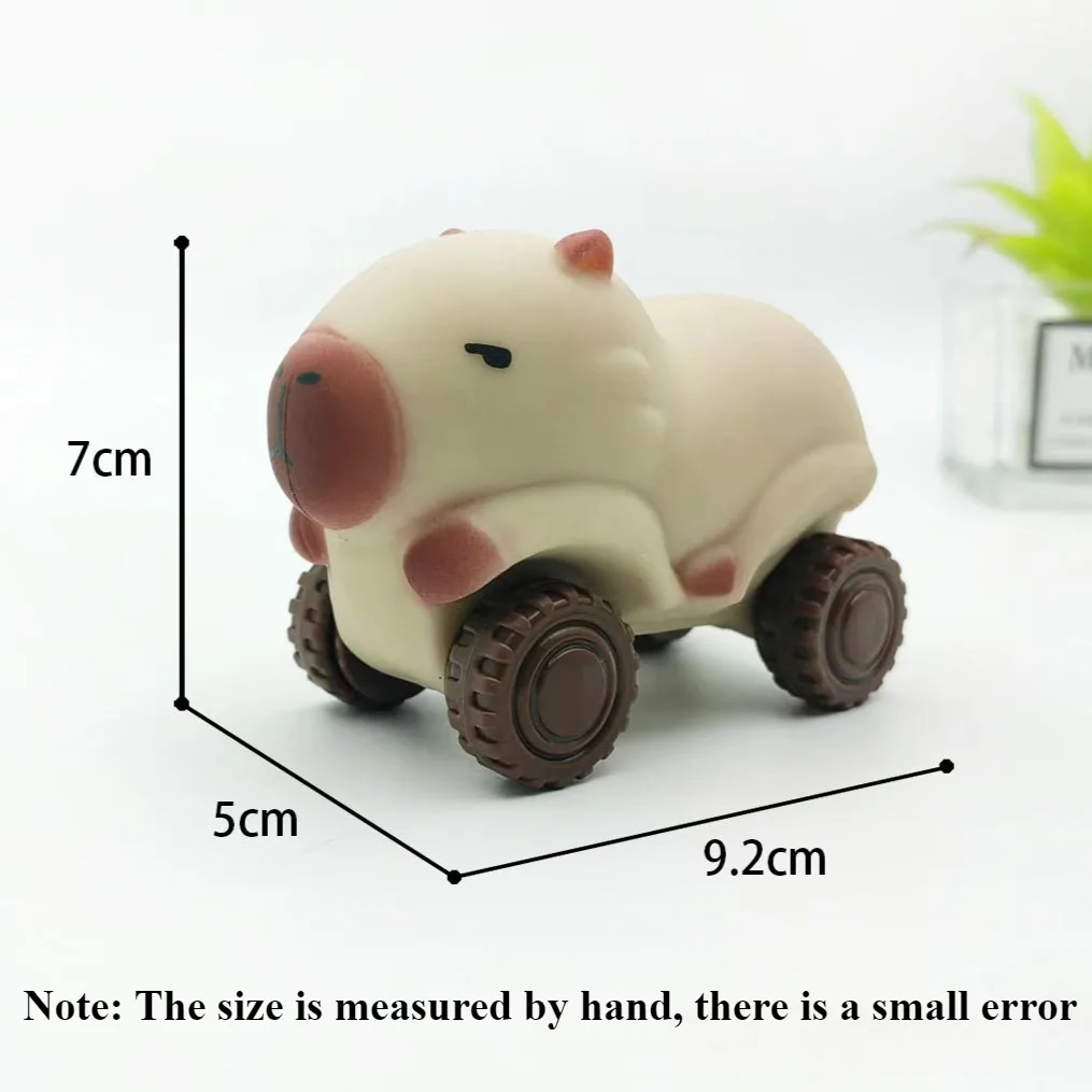 Capybara Depressurise Toy Capybara Fidget Toy with Wheels Creative Portable Vent Toys Cozy Funny Pinch Toy for Kids Adults