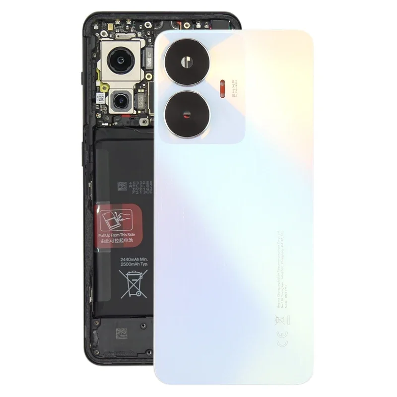 

For Realme C55 Battery Back Cover with Camera Lens Cover