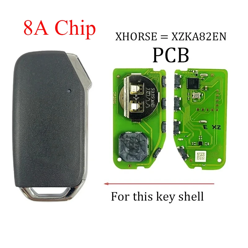 

XHORSE XZKA82EN 8A Chip Brand New Blank Universal PCB Remote Control Circuit Board for KIA Car Key