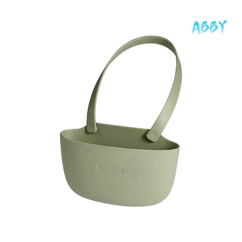 ABBY-Kitchen Sink Sponges Soap Holder Storage Drying Rack Accessories Organizer Green 1 PCS