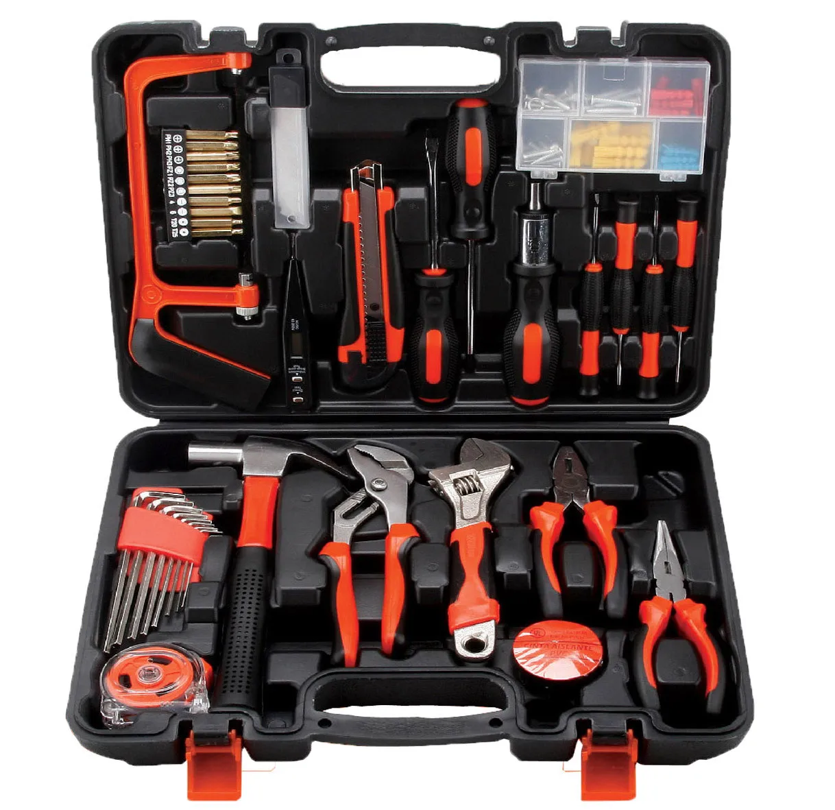 Household tool set, Comes hardware toolbox, electrician woodworking maintenance hand tool set