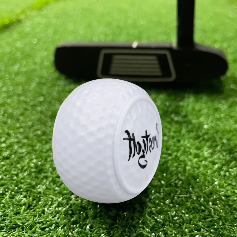 Portátil Desgaste-Resistente Golf Practice Ball, Flat Training Ball, Hit Resistente, Não Deformável, Golf Supply