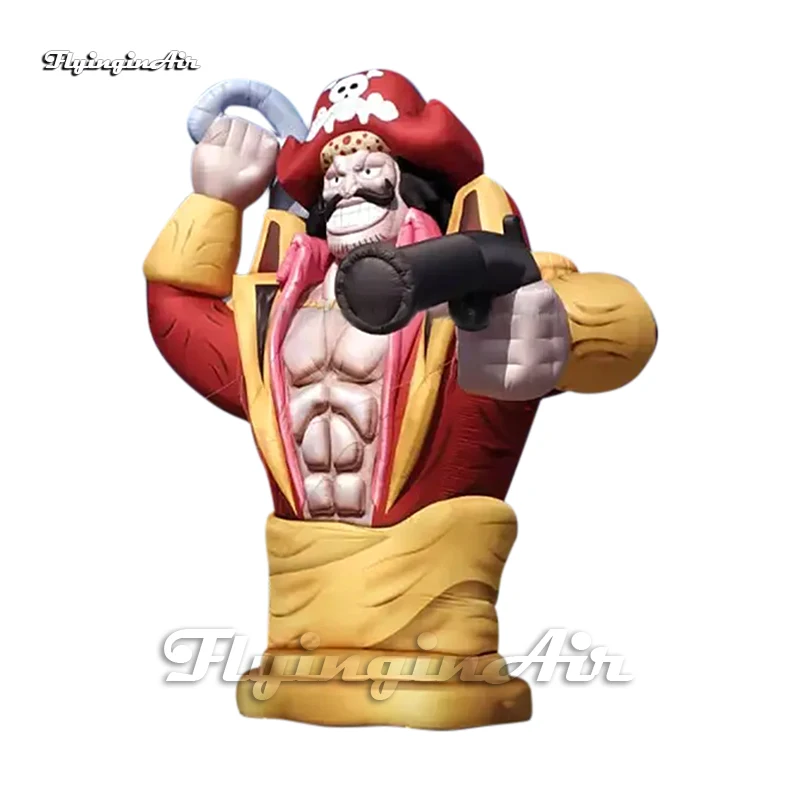 6m Wonderful Large Inflatable Gold D Roger Greatest Pirate Captain Cartoon Figure Model Anime ONE PIECE Character For Event Show