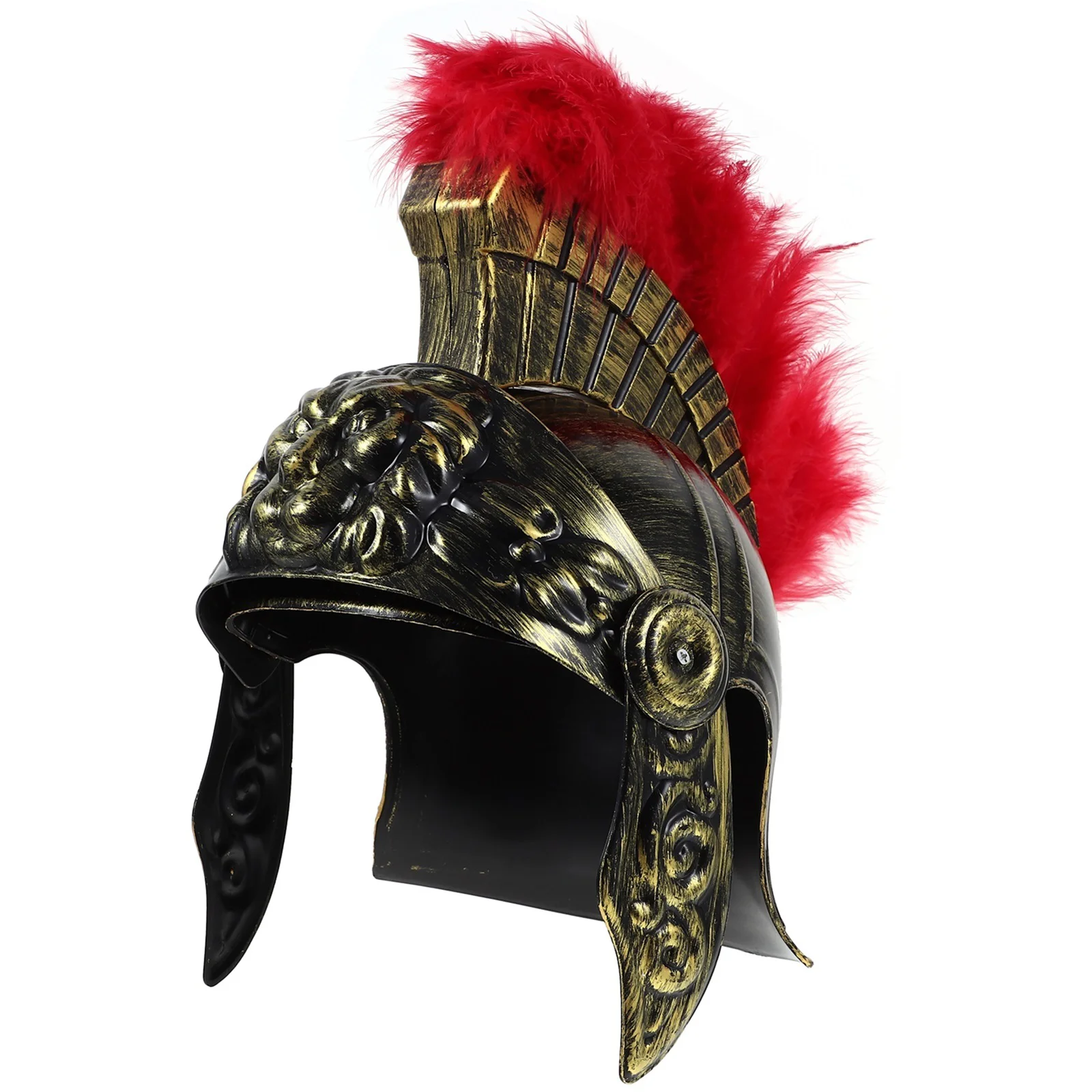 Samurai Hat Creative Plume Adults Soldier Costume Roman Clothing Cosplay Gladiator Plastic Men