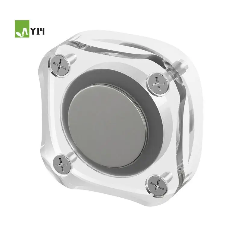 

AY14 -Magnetic Holder Case For Airtag Acrylic Protective Cover Car Bike Motorcycle Locator For Air Tag For Airtag