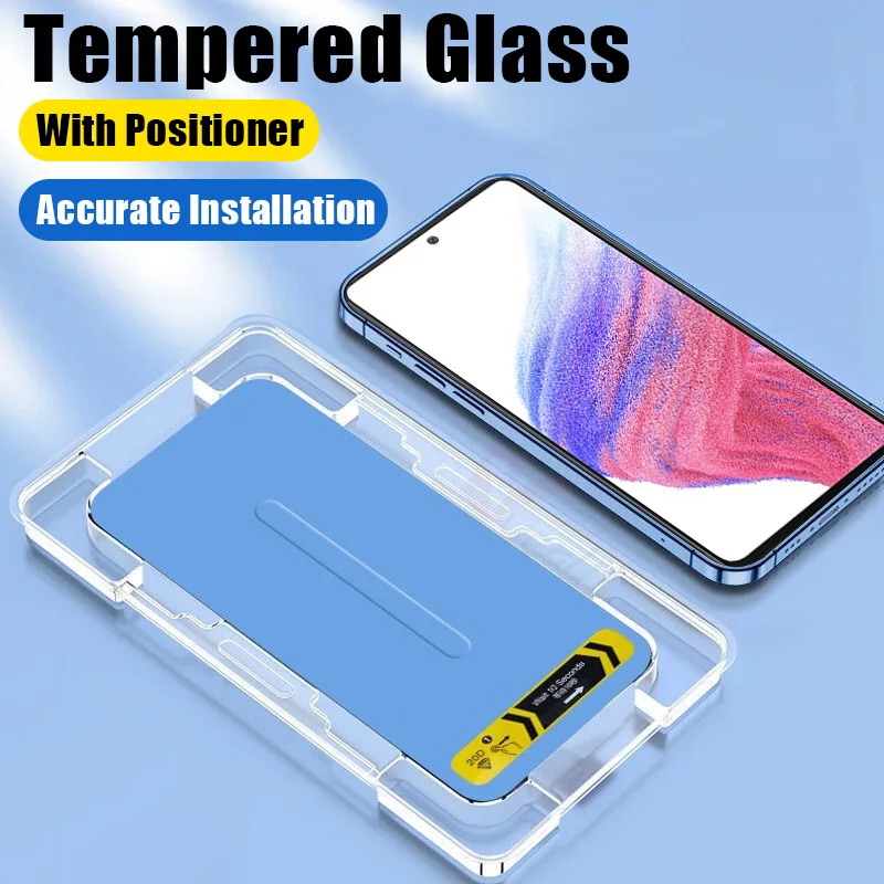 

20D One-click Installation Tempered Glass For Samsung Galaxy A53 A52S A52 A51 A50 A73 A72 A71 A33 A23 A32 A22 Screen Protectors