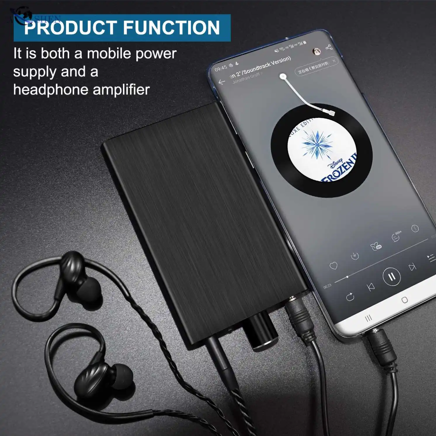 Aoshen PRO Portable Power Bank Supported Hi-Fi Mini Audio Amplifier Headphone Amplifiers
