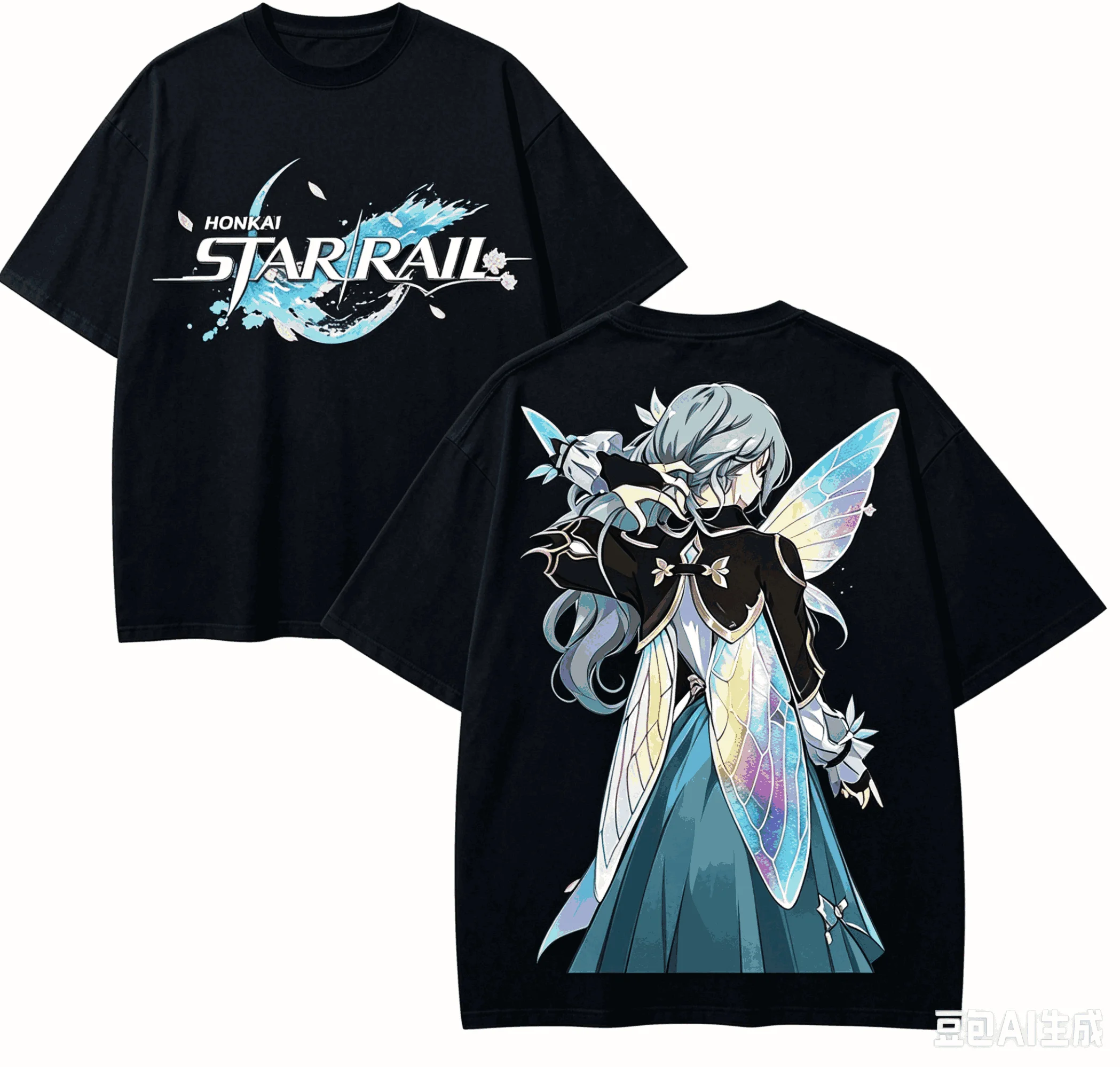 Honkai Star Rail Anime Lover T-shirt Harajuku Cotton New Model High Street Retro Fashion Oversized Unisex high quality Classic