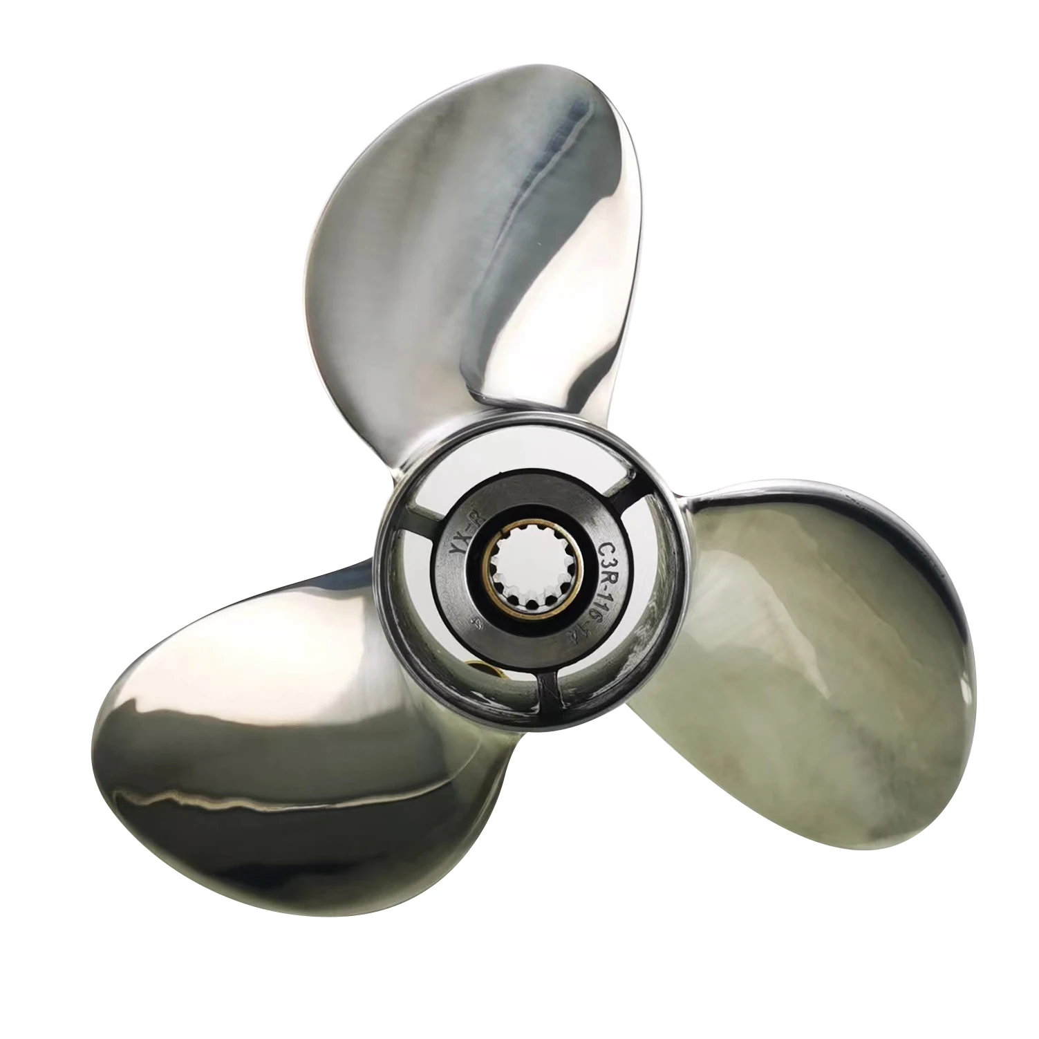 35-60HP STAINLESS STEEL 11 5/8* 13 Marine Propeller Outboard Engine