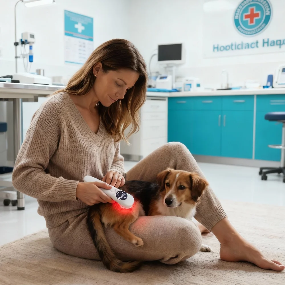 

Veterinary Laser Therapy Device 650nm & 808nm for Horse Dog Arthritis & Bone Growth Wound healing