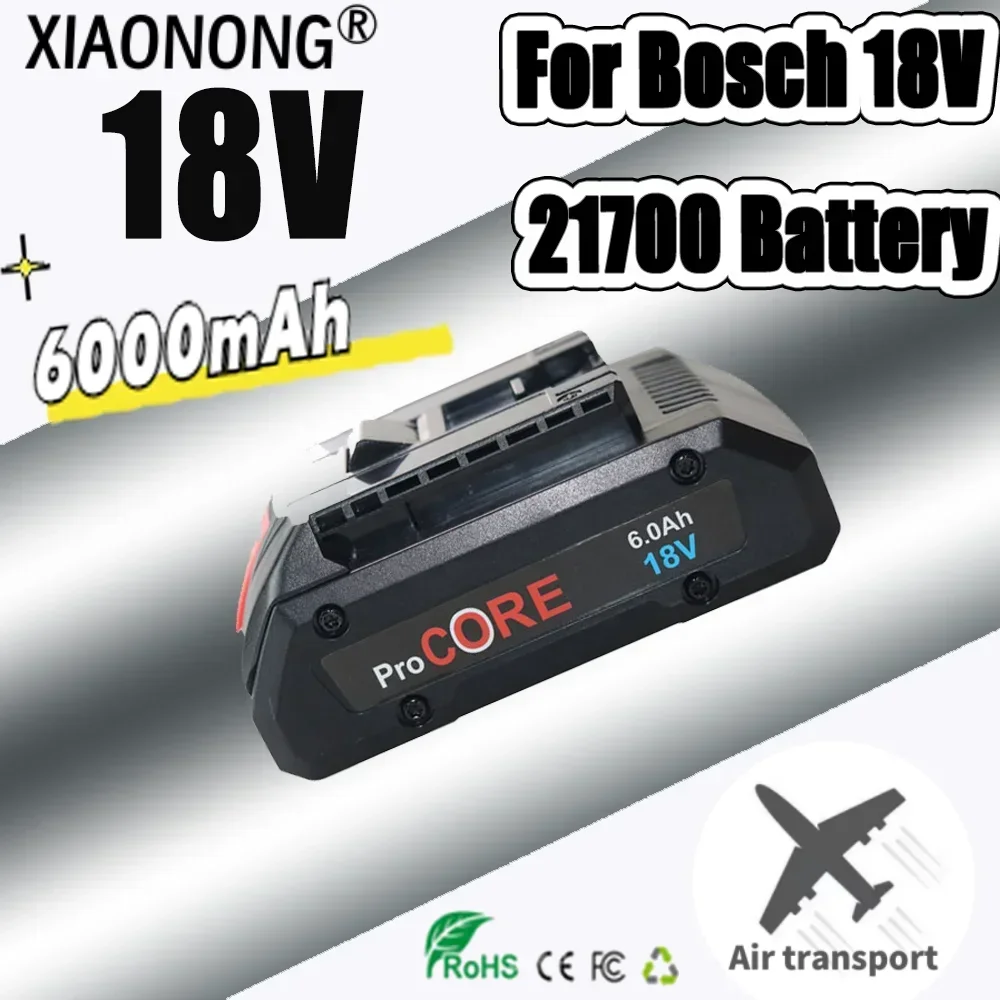 

CORE18V 6000mAh ProCORE Replacement Battery for Bosch 18V Professional System Cordless Tools 21700 Cell