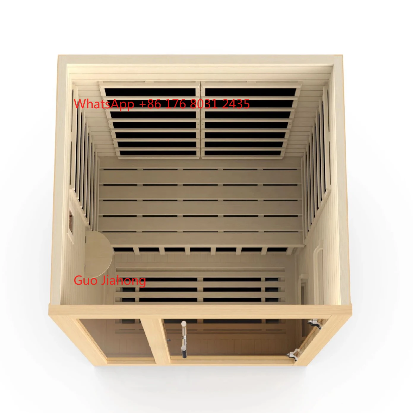 1-Personen-Saunäume für den Innenbereich mit Hemlock