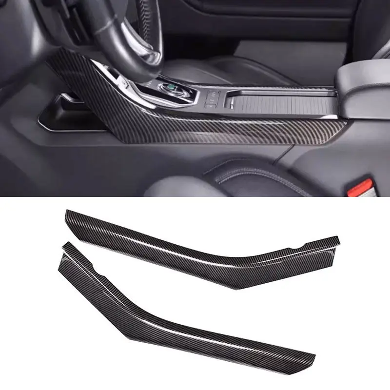 For Land Rover Range Rover Evoque 2012 2013 2014 2015 2016 2017 2018 ABS Car Center Console Gear Shift Panel Side Strips Trim