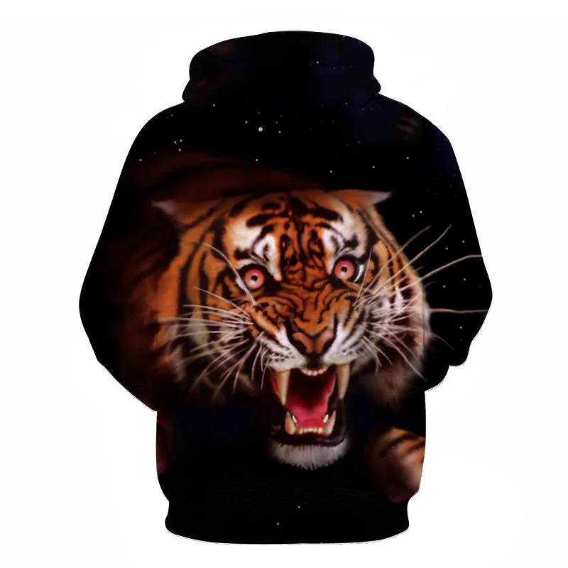 2022 Frühling Tier Männer Muster Hoodie 3d Tier Muster Tiger Print Sportswear Harajuku hochwertige Pullover übergroße Jacke