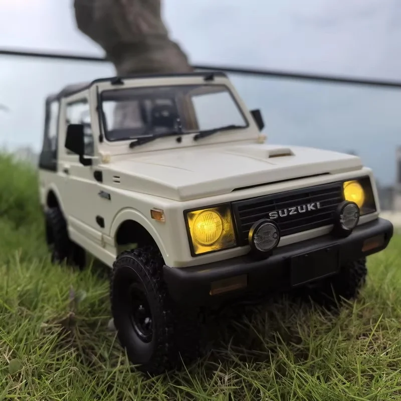 Naughty Dragon 1/10 C74-1 Full Scale Remote Control Car Jimny 4WD Climbing Outdoor Off road Open Top Car Simulation Model Toy Gi