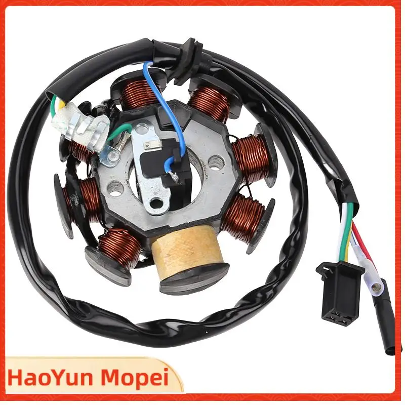 8-coil Magneto Alternator Stator for GY6 125cc 150cc 152QMI 157QMJ Chinese Scooter Moped ATV Go Kart Quad Engine