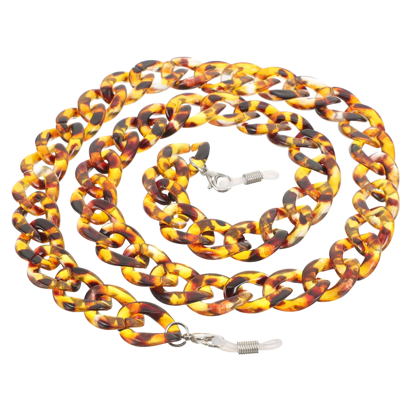 Glasses Chain Miss Choker Necklaces for Woman Accessories Lanyard Tortoise-shell Texture