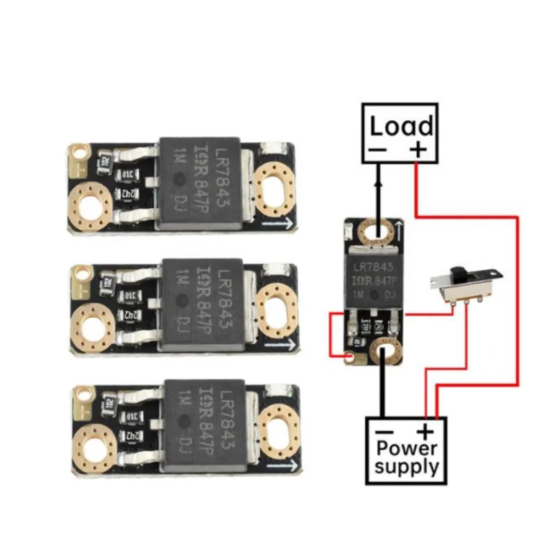 SAMIROB 1 ~ 20 قطعة 160A عالية الطاقة MOS الزناد التبديل محرك وحدة تأثير المجال أنبوب PWM تنظيم التبديل الإلكتروني لوحة تحكم #1