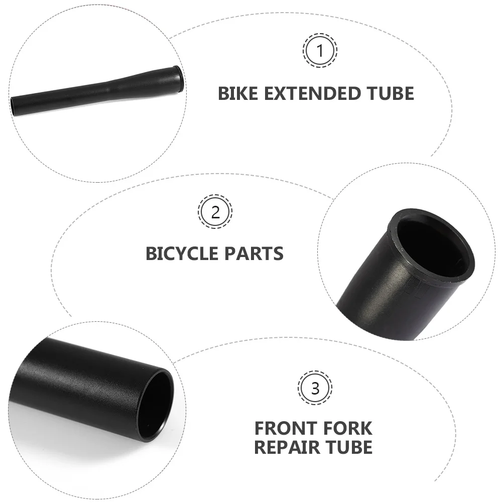 

1Pcs Bike Front Fork Head Tube Strong Durable Alloy Cone Extended Repair Accessory for Long-Term Use Bike Cone Tube