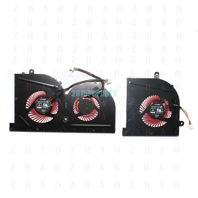 L+ New for MSI GS63 GS63VR GS73 GS73VR CPU + GPU Cooling FAN