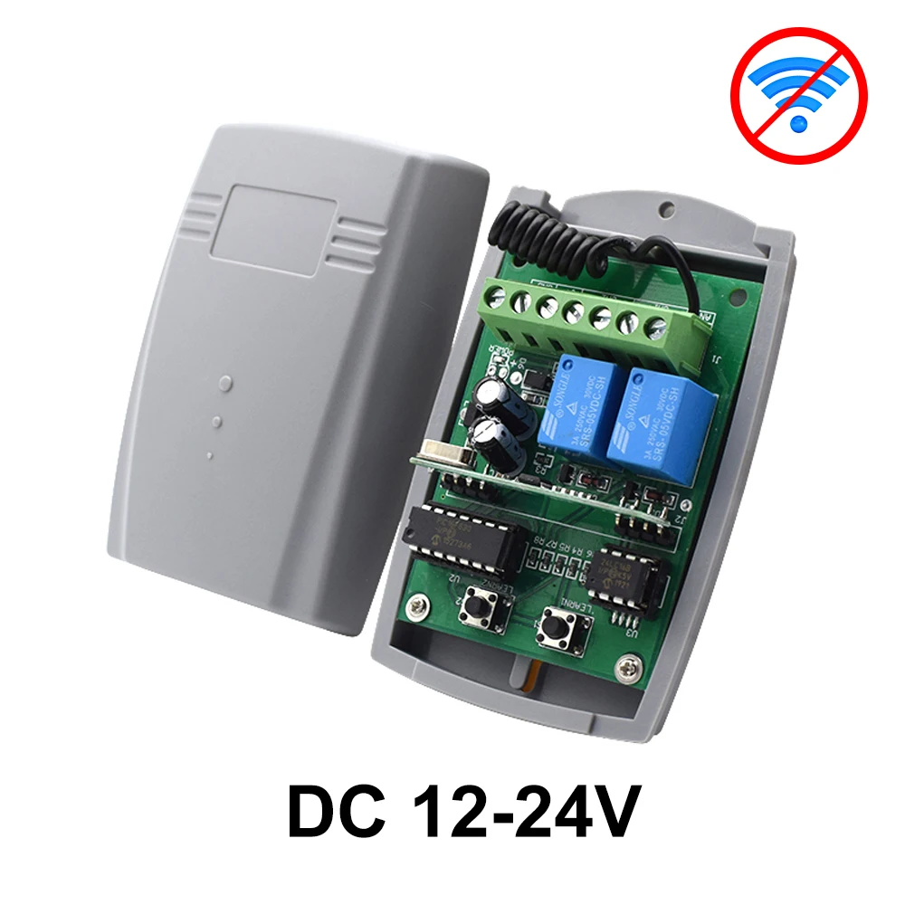 Récepteur externe Wi-Fi pour porte de garage, module de porte 2 canaux 433 MHz, multi-marques, code 