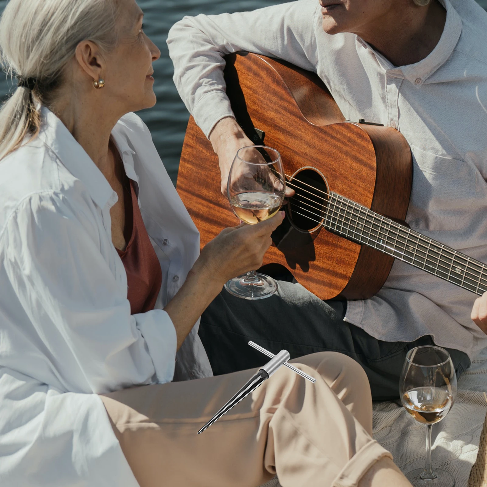 الغيتار مدبب موسعات جسر ثقب الدبوس أدوات معدنية دائم مقاومة للاهتراء Luthier T مقبض مخرطة للحفر