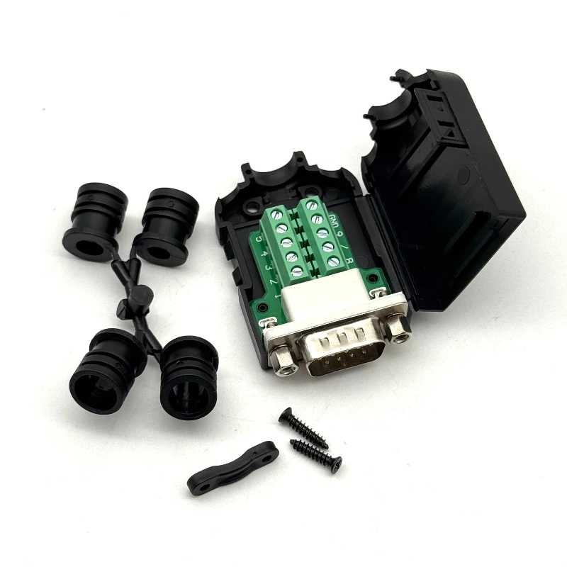 DB9 COM RS232 transfer-free Signals terminals Male Female connector D sub 9Pin
