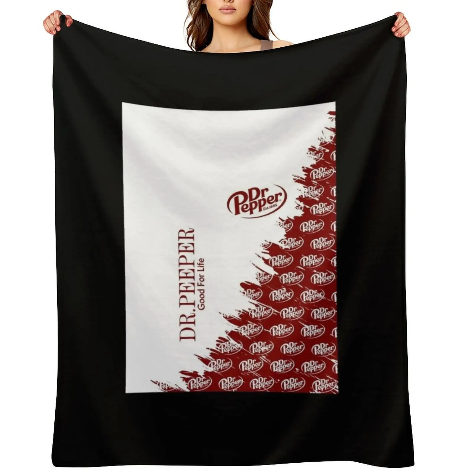 Manta de Dr Pepper Retro en 3D.jpg para Bebé, Lujosa, Gruesa y Pesada para el Invierno