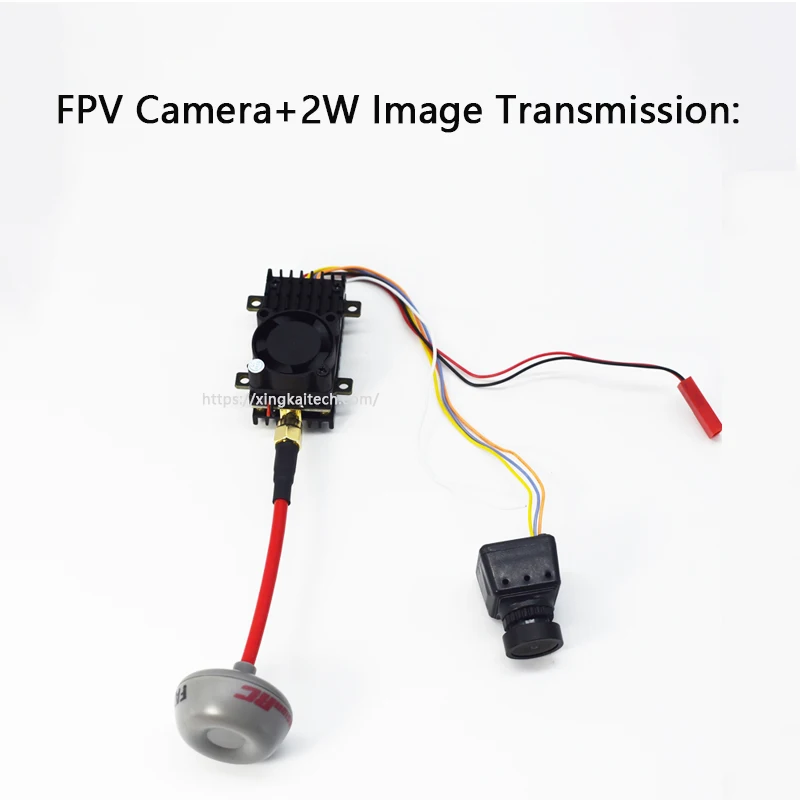 Nowy nadajnik analogowy 2W VTX + Caddx 1200TVL kamera FPV Monitor FPV 4.3 cal z odbiornikiem DVR 5.8Ghz 40CH do dron FPV samochodów RC