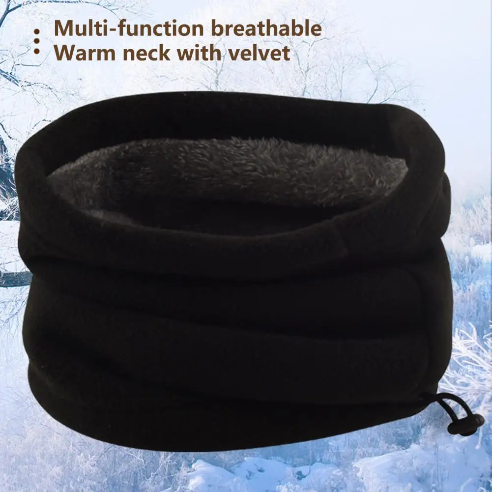 Neck Gaiter Delicate Fleece Lining Multifunctional Motorcycle Cycling Neck Gaiter for Sports