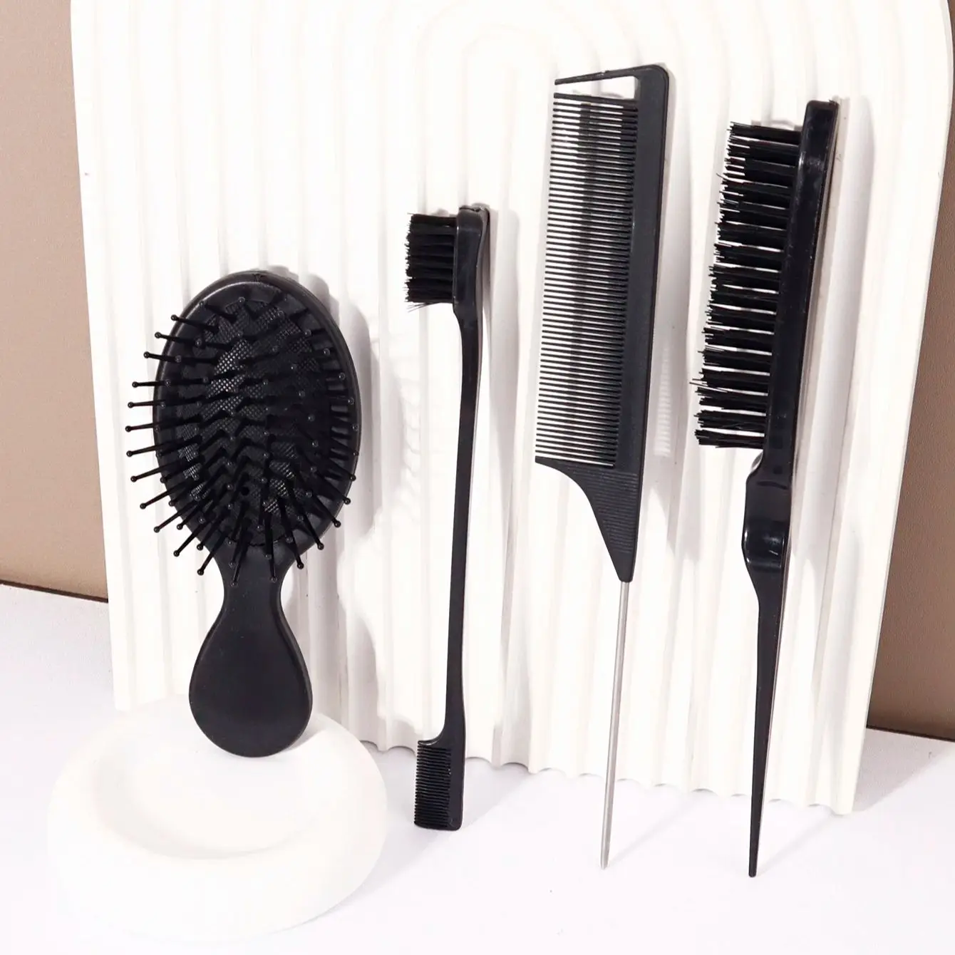 

4pcs styling comb set, suitable for combing hair, suitable for home hairdressing, special for real hair wigs
