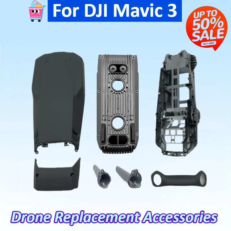 

Newly upgraded for Mavic 3 Upper Shell Middle Shell Bottom Shell Front Cover for DJI Mavic 3/Cine Drone Replacement Accessories