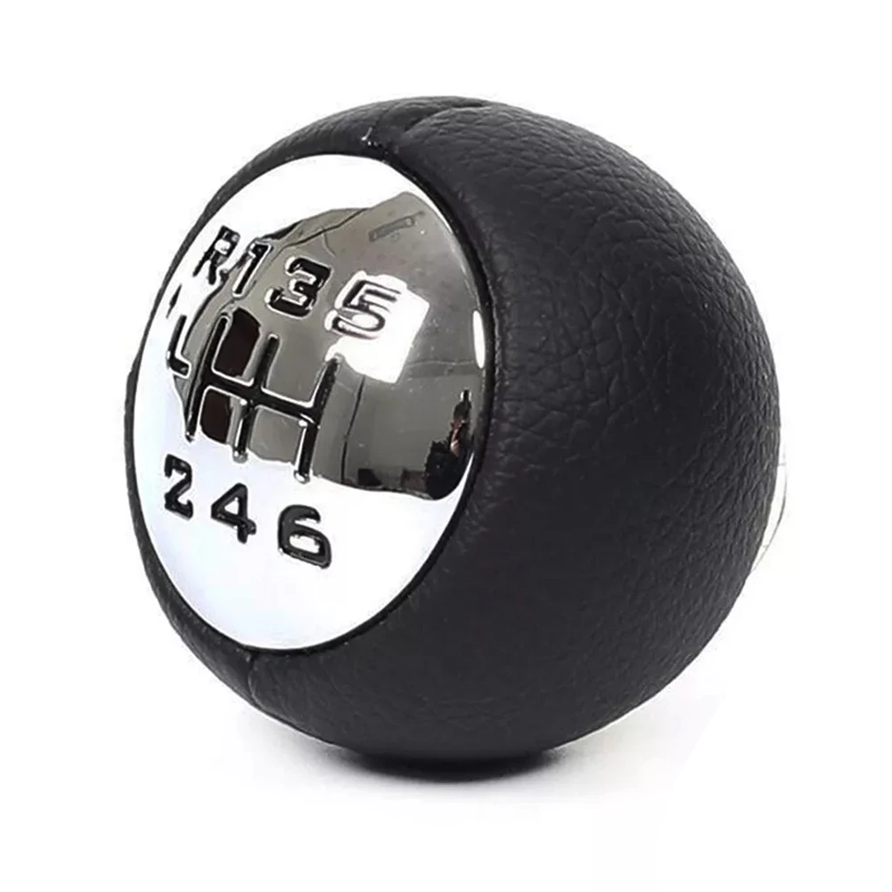 ABS Shift Knob 6-Speed Shift Knob Modern Style Sleek Design Easy Installation High Universality Fitment Color Black