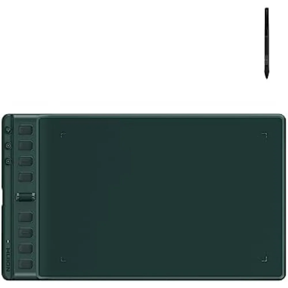 Medium Drawing Tablet with Scroll Wheel and 8 Customized Keys for Digital Art and Design