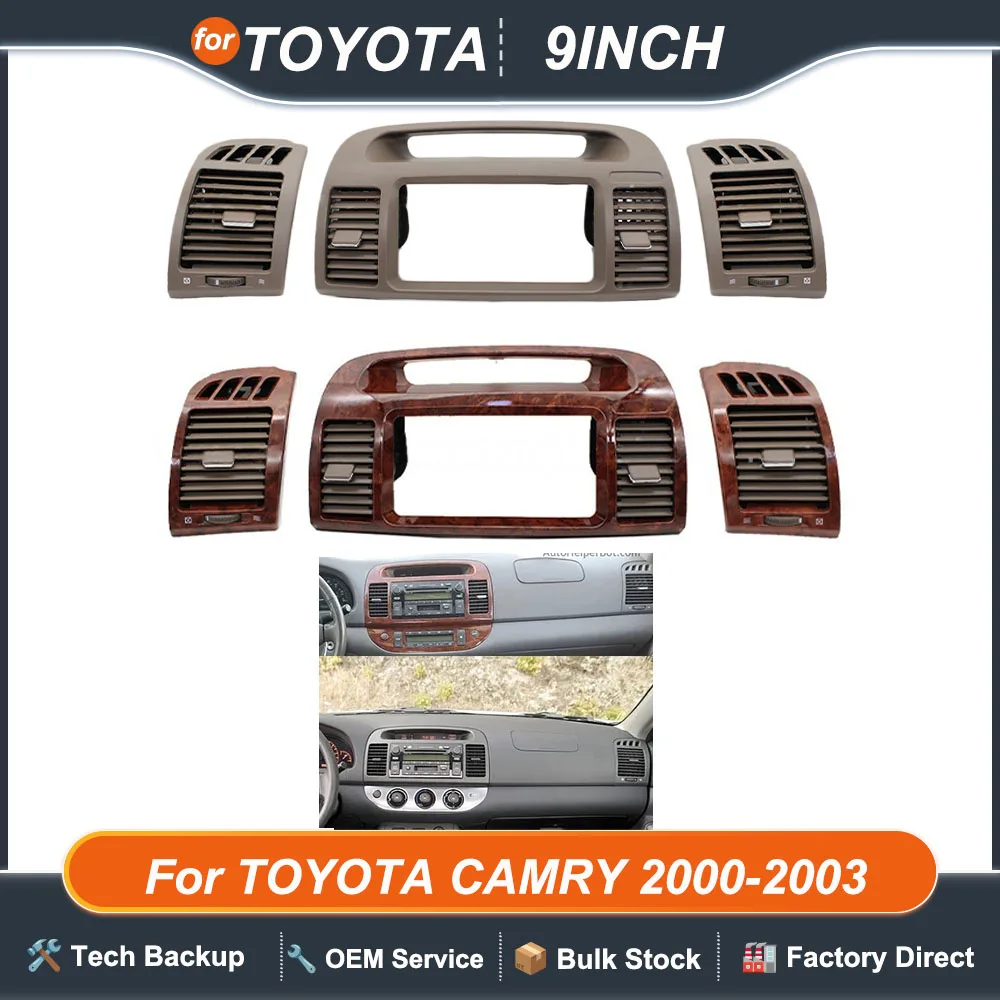 

For TOYOTA 00-03 CAMRY Air conditioning outlet BEIGE Air Conditioning Outlet Panel Grille Cover Rear Seat anti dust Outlet Cover