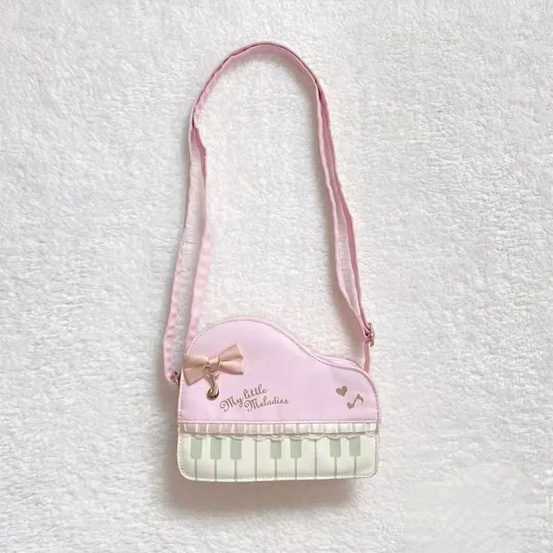 

Сумка на плечо с клавишами фортепиано в горошек, большая сумка контрастного цвета, портфель для девочек Y2k JK, женская сумка-тоут для боулинга с волнистой точкой