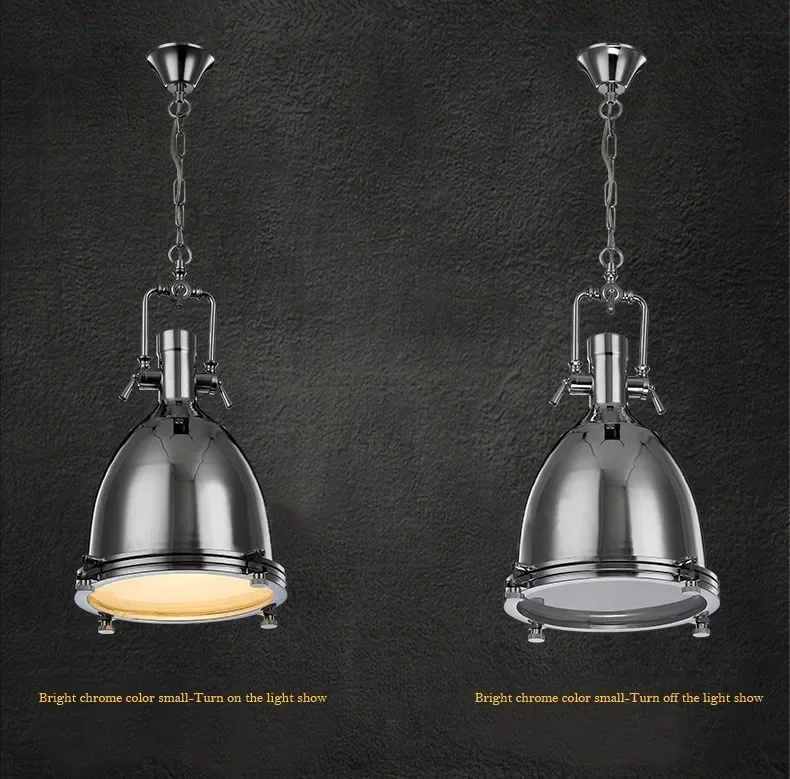 American vintage style loft chain pendant light country restaurant heavy metals industry the wind