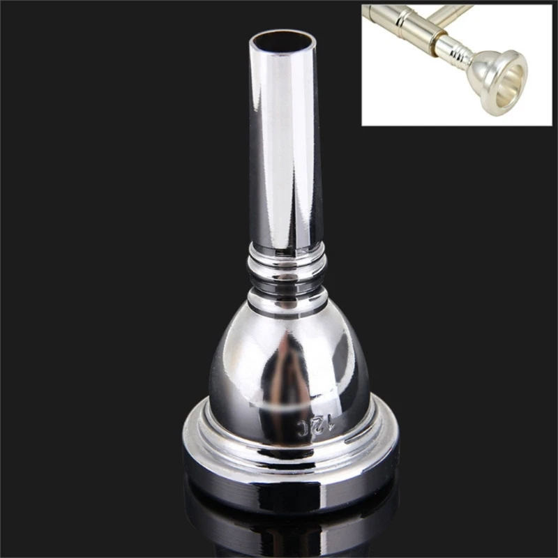 

Professonal Altos Trombone Mouthpiece 12C Copper Alloy Small Shank Mouthpiece with Superior Sound Trombone Accessories