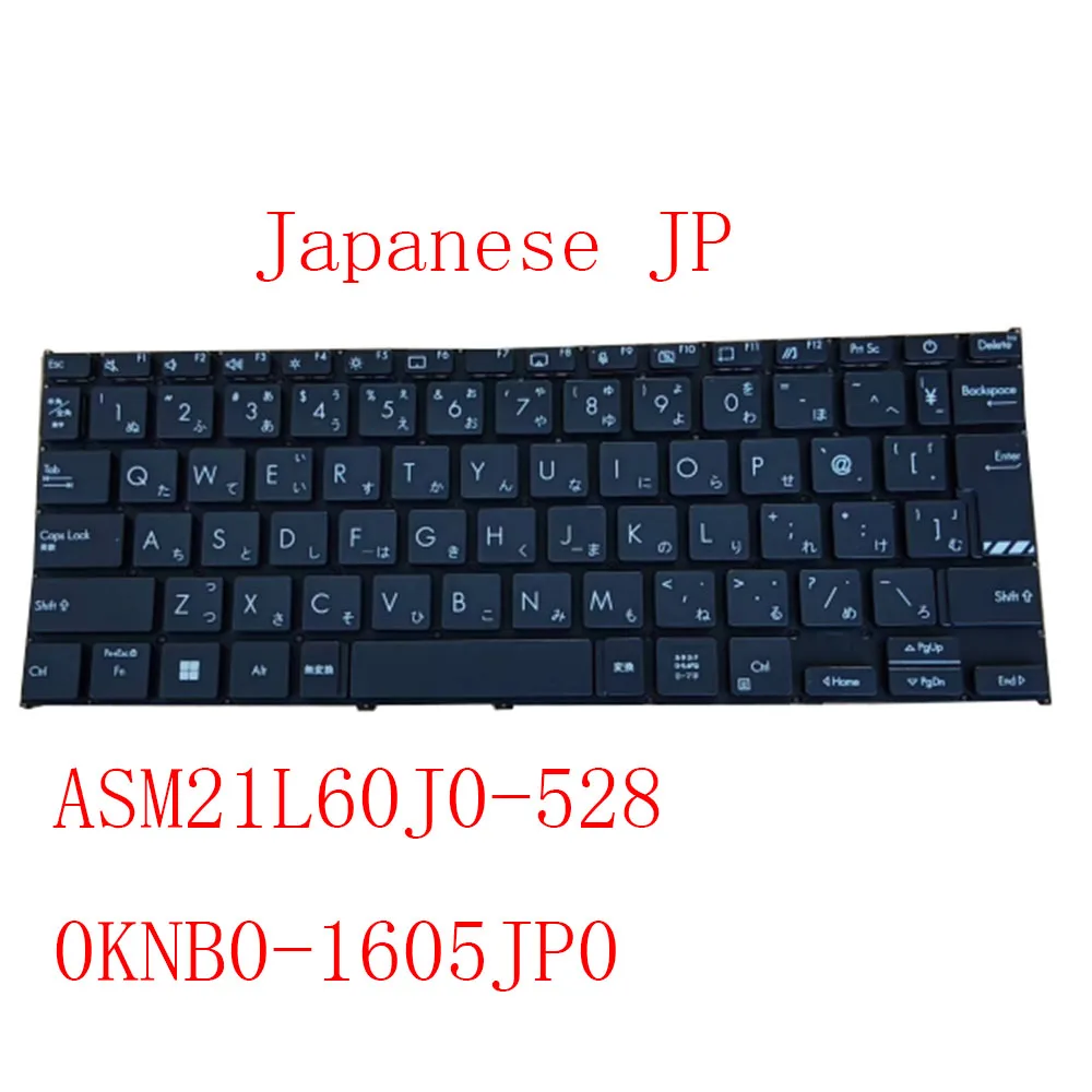 

Laptop Keyboard For ASUS ASM21L60J0-528 0KNB0-1605JP0 Black Japanese JP