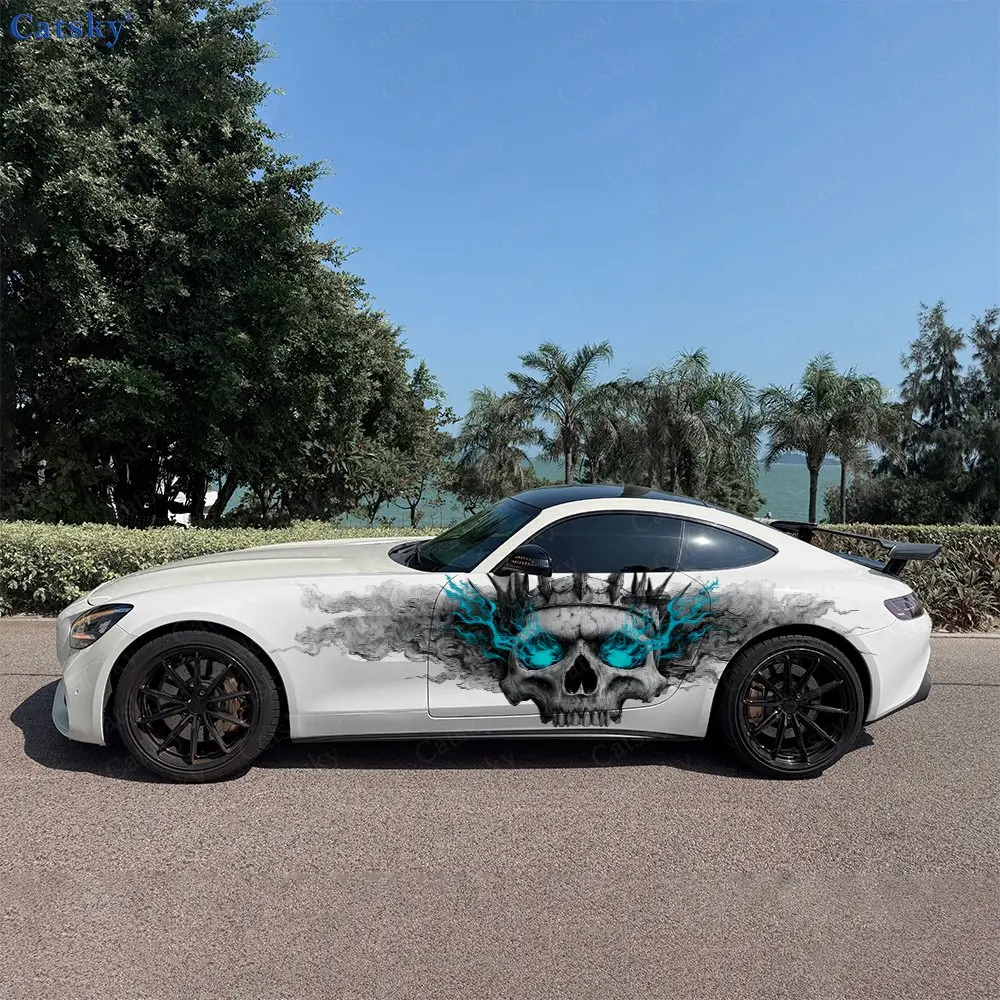 2-autocollants-lateraux-pour-voiture-motif-couronne-crane-et-flamme-cyan-en-pvc-auto-adhesif-impermeables-et-resistants-aux-rayures-accessoire-de-voiture-cadeau