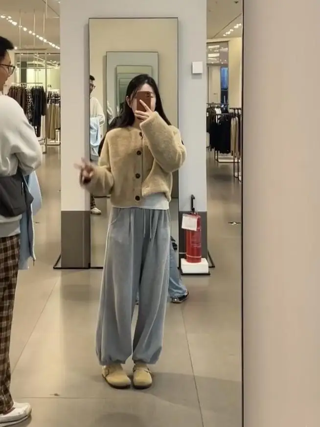 خريف شتاء جديد وصول المرأة تخفيف Sle ort Plu Jaet تأثير الفراء الاصطناعي ملابس خارجية الصبار تناسب طويلة Sve roun... #3