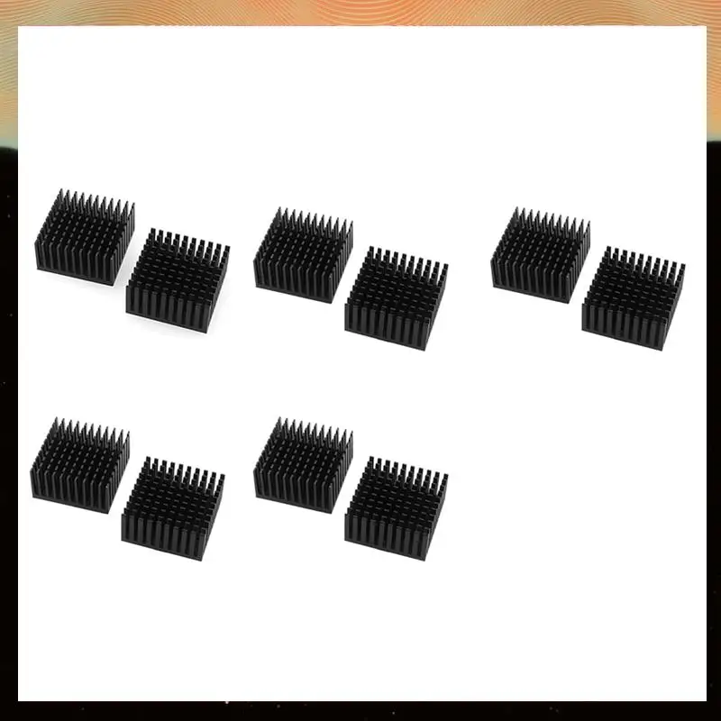 

30 Pcs 40X40x20mm Aluminum Heatsink Radiator Cooling Cooler For Electronic Chip LED With Thermal Conductive Double Sided-Y05A