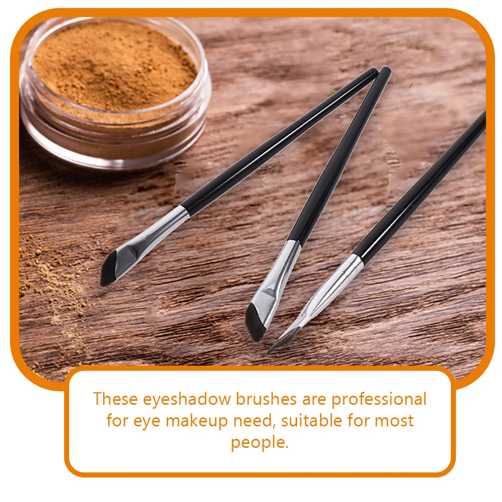 

1 set Angled Eyeliner Set Fine Tip Makeup Tool For Eyebrow Concealer Precision Eye Liner Application Eyeshadow Brush Angled